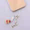 Wrapables Cute Aesthetic Y2K Cell Phone Charms, Accessories for Keychain Handbag Pendant (Set of 2), Sweet Treats